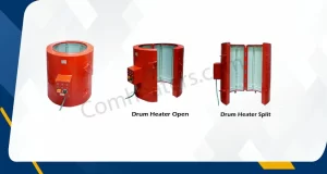 Jacketed Type Drum Heater With Center Opening